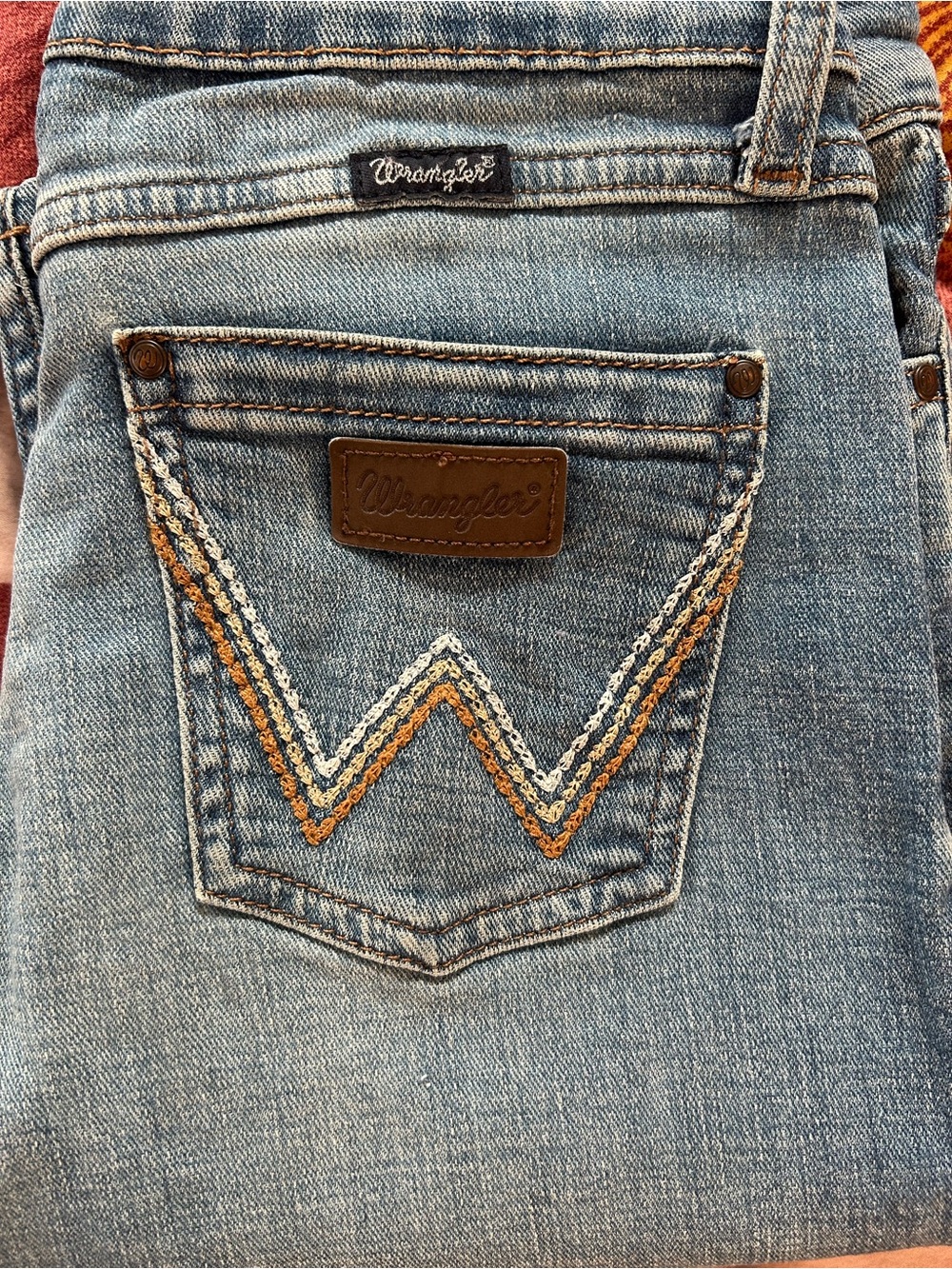 Wrangler Women's (youth 16 slim) Light Blue Denim Jeans